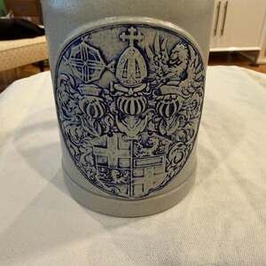 Vintage Gerz West Germany Salt Glaze Stoneware Beer Stein Mug